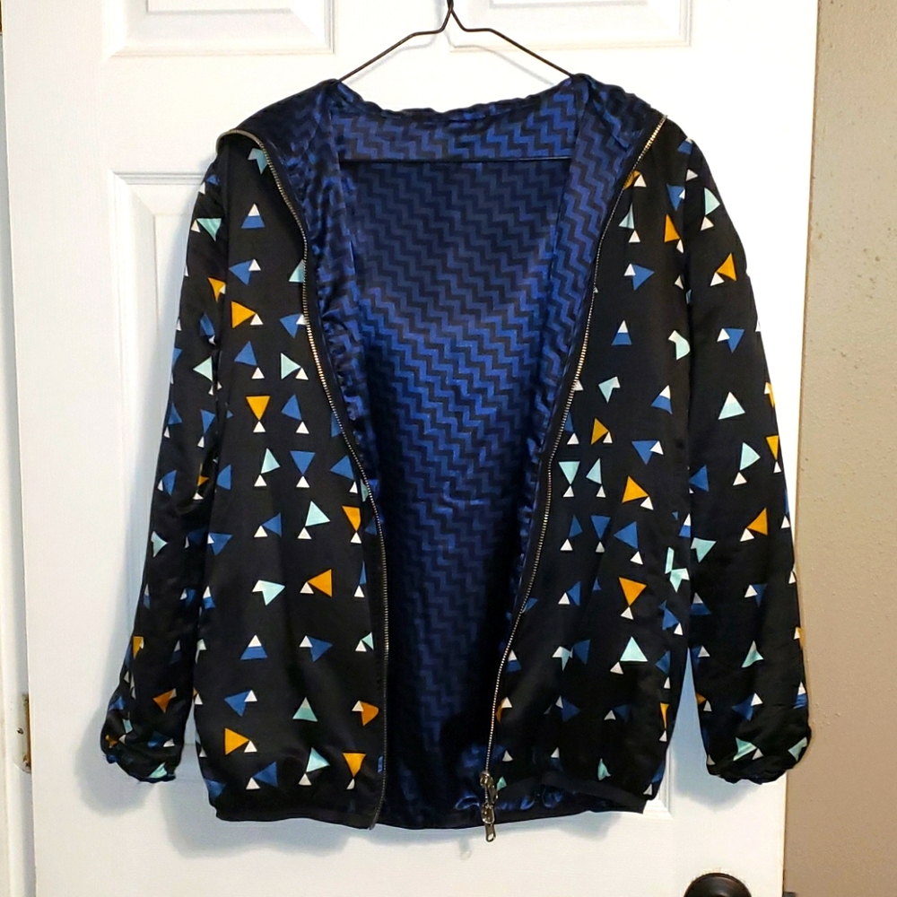 Reversible 80's Patterned Jacket